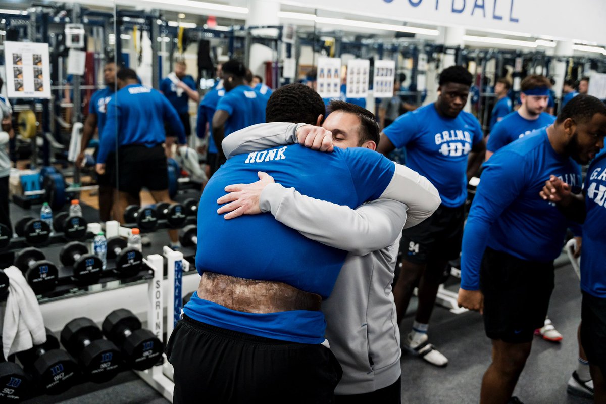 Recruits when you’re deciding where you wanna go to school, think of the people and how they made you feel. I’m forever thankful for @Coach_DFeeley for being a great person and coach to me and my brothers. True definition of hard but fair! #BleedBlue