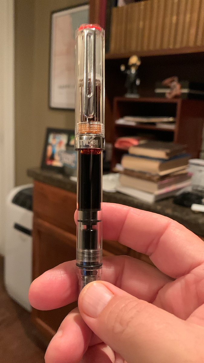 @joepalexander <a href="/PastorNate_cbc/">Nate Bro</a> My newest acquisition is this VERY inexpensive, but quality fountain pen by TWSBI, purchased from the fine folks at <a href="/Atlasstationers/">Atlas Stationers</a> in Chicago.