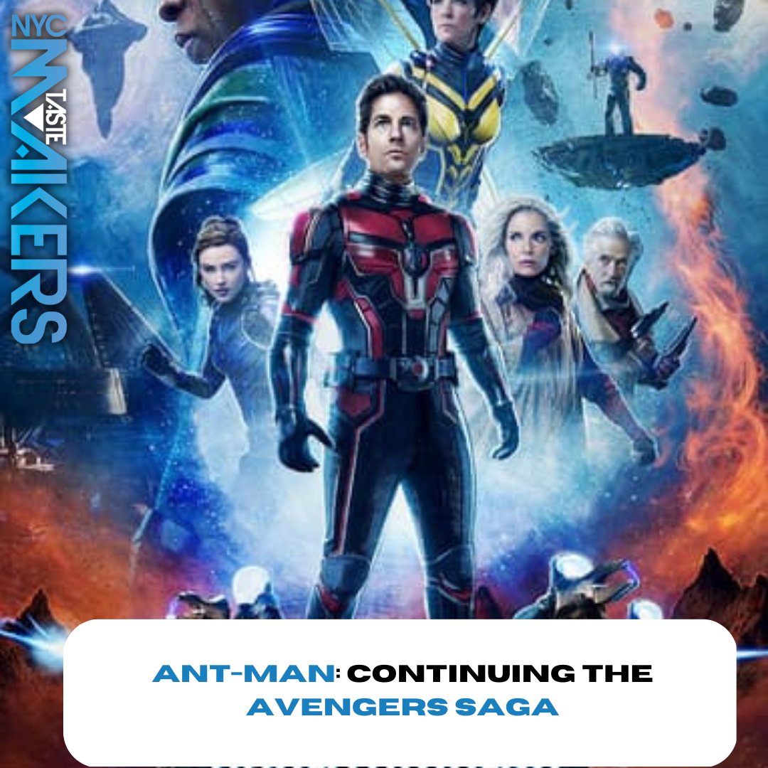 This film is the kickoff to starting the #Multiverse Saga, as most of the film takes place outside time and space in the #QuantumRealm.  

Check out the link below to read more!
nyctastemakers.com/ant-man-contin…