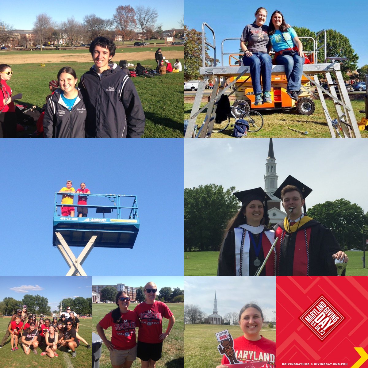 My favorite spot on campus is Chapel Field! I’ve seen so many sunsets and made so many memories here! 
The instruments @mightysoundofmd needs to retire the most are those used to practice here! 
Support the Marching Band Instrument Fund this #GivingDayUMD !
