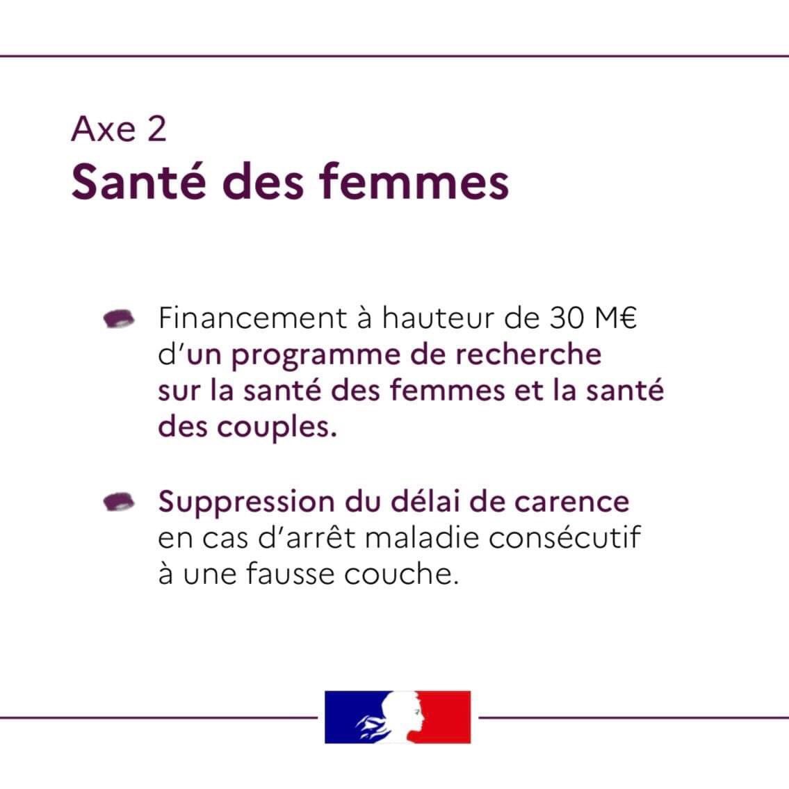 #SantédesFemmes Francois Braun
La santé des femmes sera au cœur de notre action pour les années à venir.
➡️ Lutte contre la précarité menstruelle renforcée 
➡️ Accompagnement des femmes précaires ou confrontées à une fausse couche amélioré
➡️ Accès à la contraception facilité