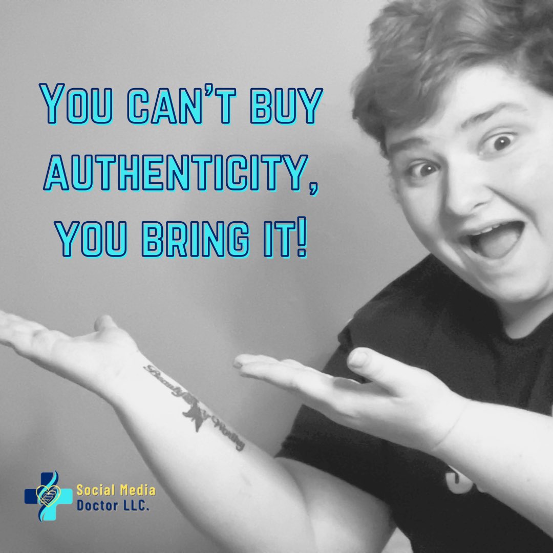 rawandrealky's tweet photo. Authenticity in a brand or as a person is not something you can buy. 

It’s something you create, it’s something you bring to life! 

Ya, you can hide your real self for a while but eventually catches up with you. 

People buy from who they know, who they can trust, and so if you are pretending to be someone else, remember: people can smell it a mile away!

Be you boo! 

#socialmediadoctor #authenticitymatters #cantbuyreal #socialmediatips #lifehacking