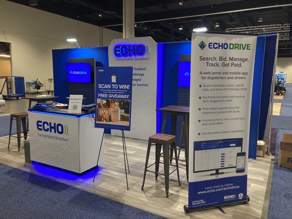 EchoLogistics's tweet photo. We had a great time this past week at #IBBI and #TCA!

If you missed us at these past few tradeshows, stop by booth #40548 at #MATS from March 30 - April 1 to learn how we can simplify your transportation using our proprietary technology!

#2023TCA #SupplyChain #Technology https://t.co/NU8LyMJoZz