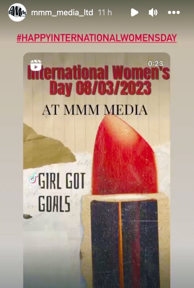 MediaMmm's tweet photo. Happy International Women’s Day! We’re immensely proud to have such a dedicated & inspiring team of women at MMM Media:
🌟 MAGNIFICENT 🌟 MARVELLOUS 🌟 MASTERFUL
See our 'roaring' reel & post on Instagram 😃 https://t.co/YISL12WhAw
#InternationalWomensDay #IWD #Women #MMMagazine https://t.co/Tn0etEabSR