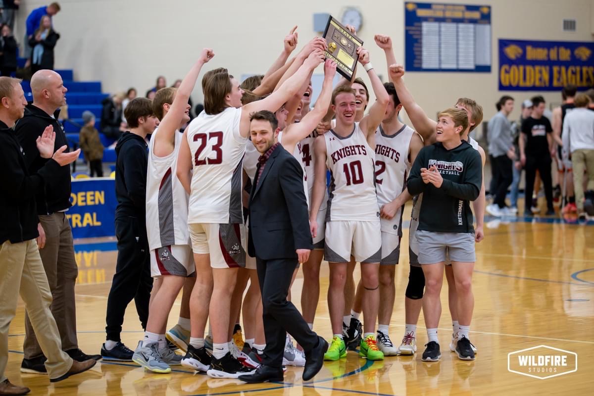 ACS_Athletics's tweet photo. Congratulations to our boy's basketball team on qualifying for their 4th straight state tournament with their win over Ipswich! https://t.co/5ahTs80hMq