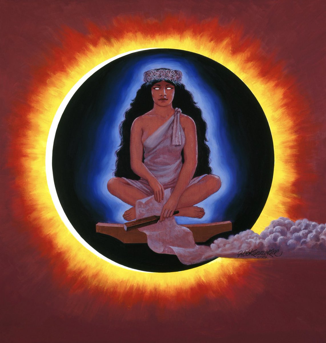 Our bodies are 80% water &amp; just like the ocean’s tides, we are affected by the changing moon phases, that’s science

Learning how Kānaka created daily ritual to flow in rhythm with the moon, that’s Kupuna ʻike, ancestoral knowledge

Doing so with lāhui, in community, is special