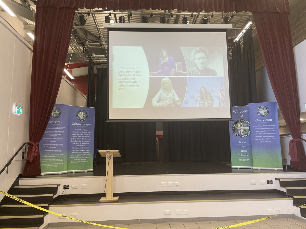 Thanks to the S6 who provided today’s International Women’s Day power point and the inspiring women music play list! <a href="/stbenedictsren/">St Benedict's High School</a>