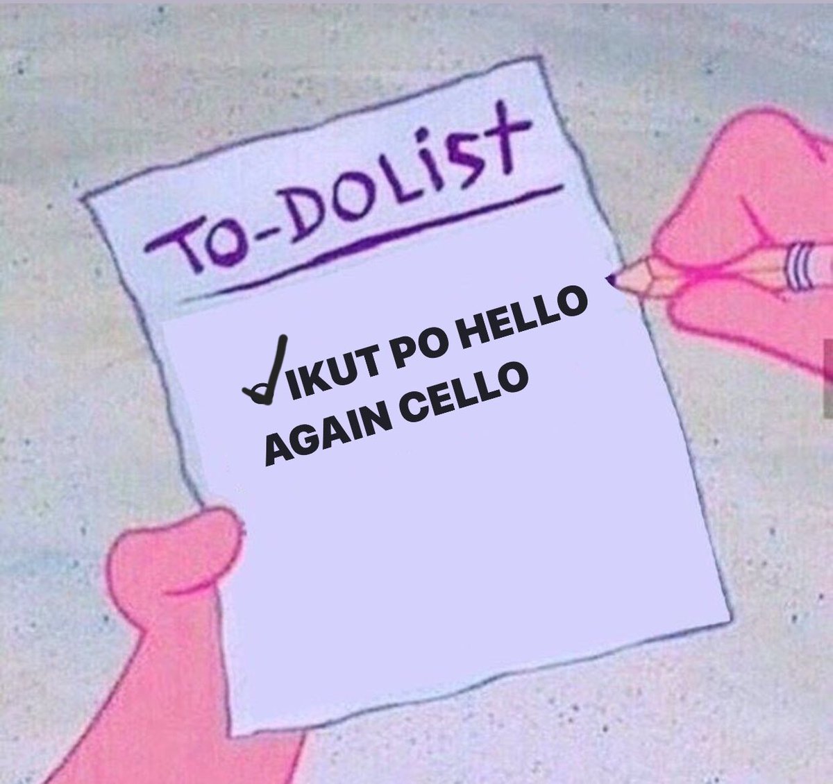 haechaniexl's tweet photo. yeay!!!!! SEE YOUU (AGAIN) CELLO!!!! 💐💐💐💐💐💐💐💐💐💐
@Bukune @ijoscripts #HelloAgainCello https://t.co/V7TT5gHBcv