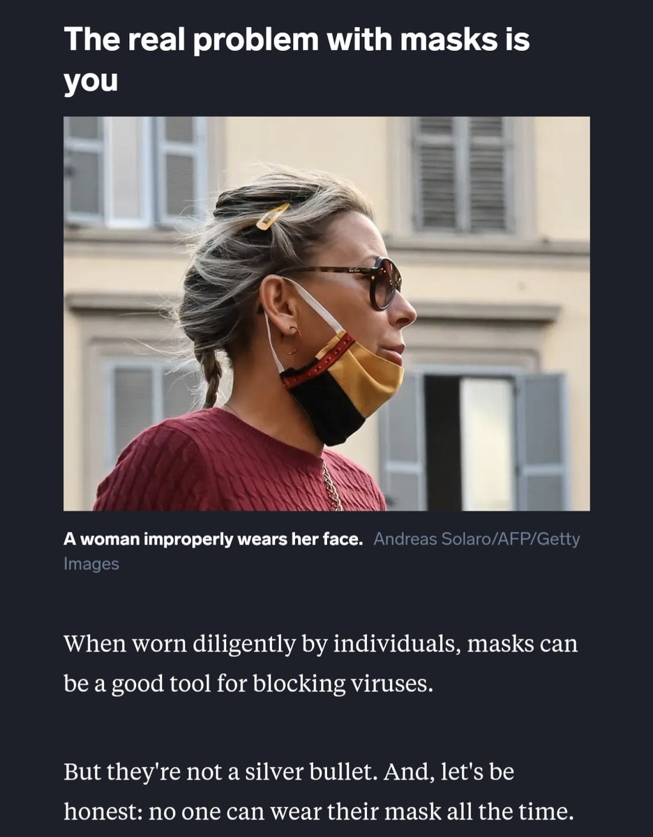 wpatton's tweet photo. @Hilarx Enjoyed the piece and the nuance in masking success or failure is something too few of us remember on a daily basis.  However, I did have a chuckle, I personally think she wears her face properly.  Thanks for a valuable piece I will share with others. https://t.co/TfLgPGBXe7
