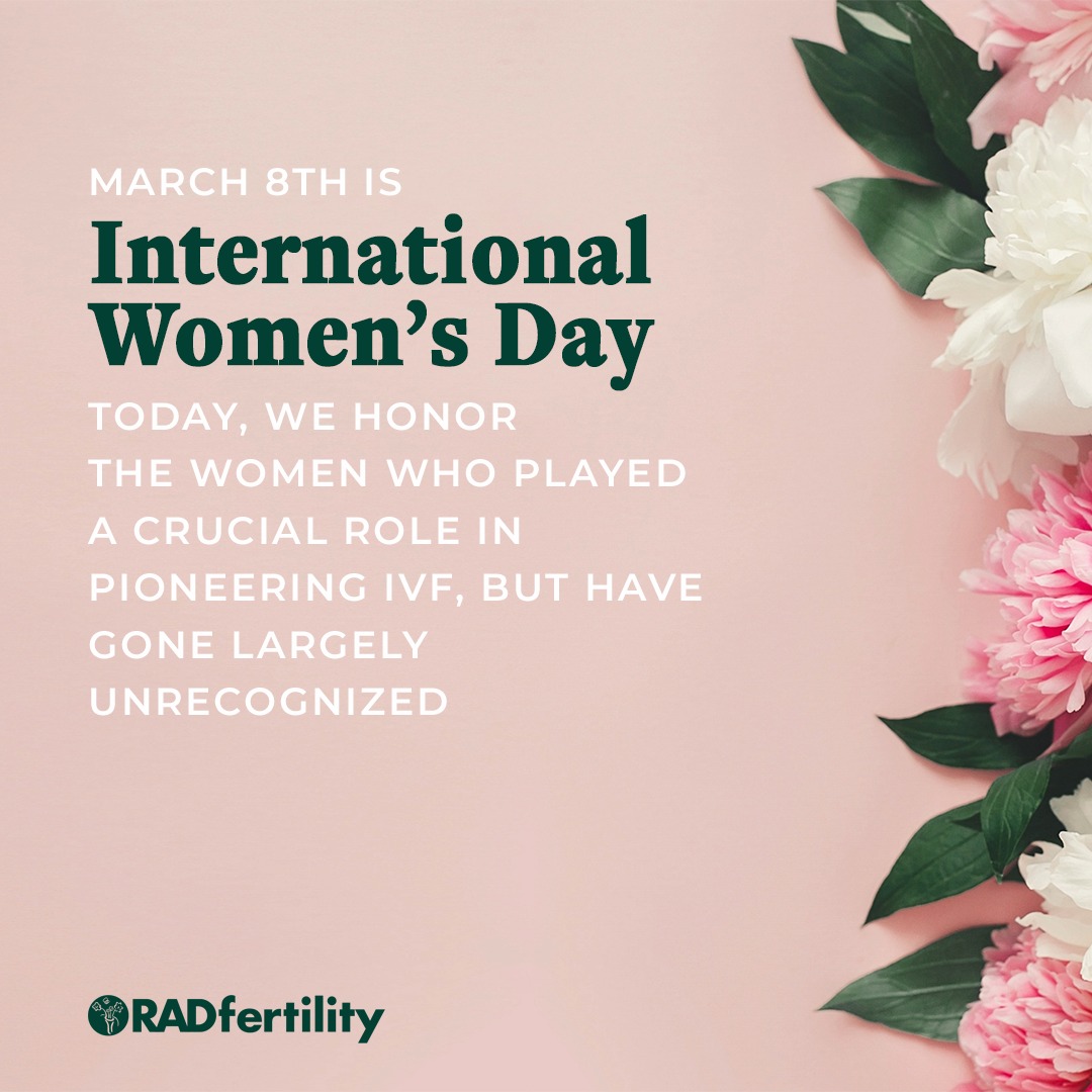 It’s #InternationalWomensDay! Today, we honor the women who played a crucial role in pioneering IVF, but have gone largely unrecognized: Always remember that you have the ability to change the world, #DreamBig! #IWD23 Learn more about these amazing women: ncbi.nlm.nih.gov/pmc/articles/P…