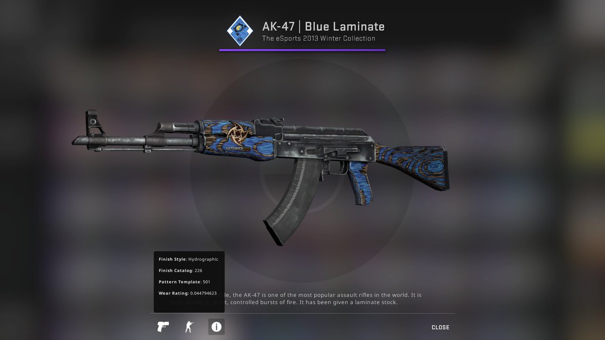 N0bleV's tweet photo. Another Giveaway 👏
Upgrade your inventory with this sick AK😎

AK Blue Laminate with NiP Katowice 2014 (worth 300 Euro Omagaa)

RT this tweet
Follow @N0bleV 
(And tag friends for good karma🍀)

rolling at the weekend⏱️ https://t.co/ohAvmmENHo