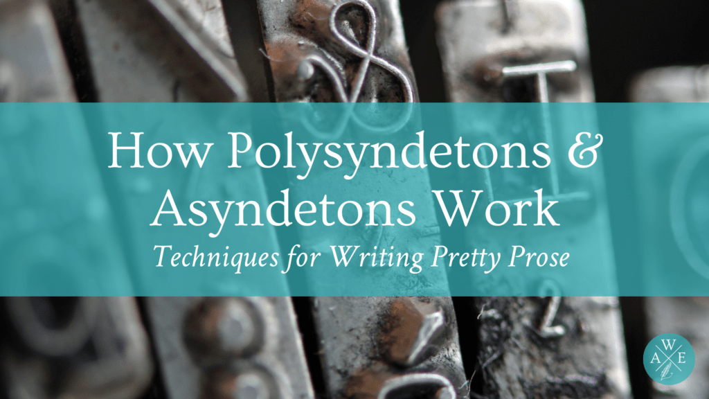 WintersEditing's tweet photo. People skim over normal sentence structure. What’s strange sticks out. Both polysyndeton and asyndeton are writing techniques that create emphasis through unusual sentence structure. To learn more, follow the link below:

#WritingTips #WritingCommunity

https://t.co/7W046Qrco2 https://t.co/47iYbDWAmy