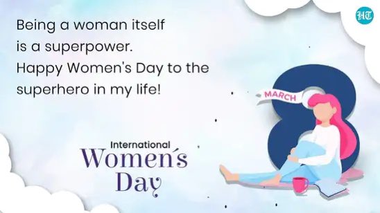 Happy Women's Day to strong,
intelligent, talented and simply
wonderful women! Don't ever
forget that you are loved and,
appreciated!