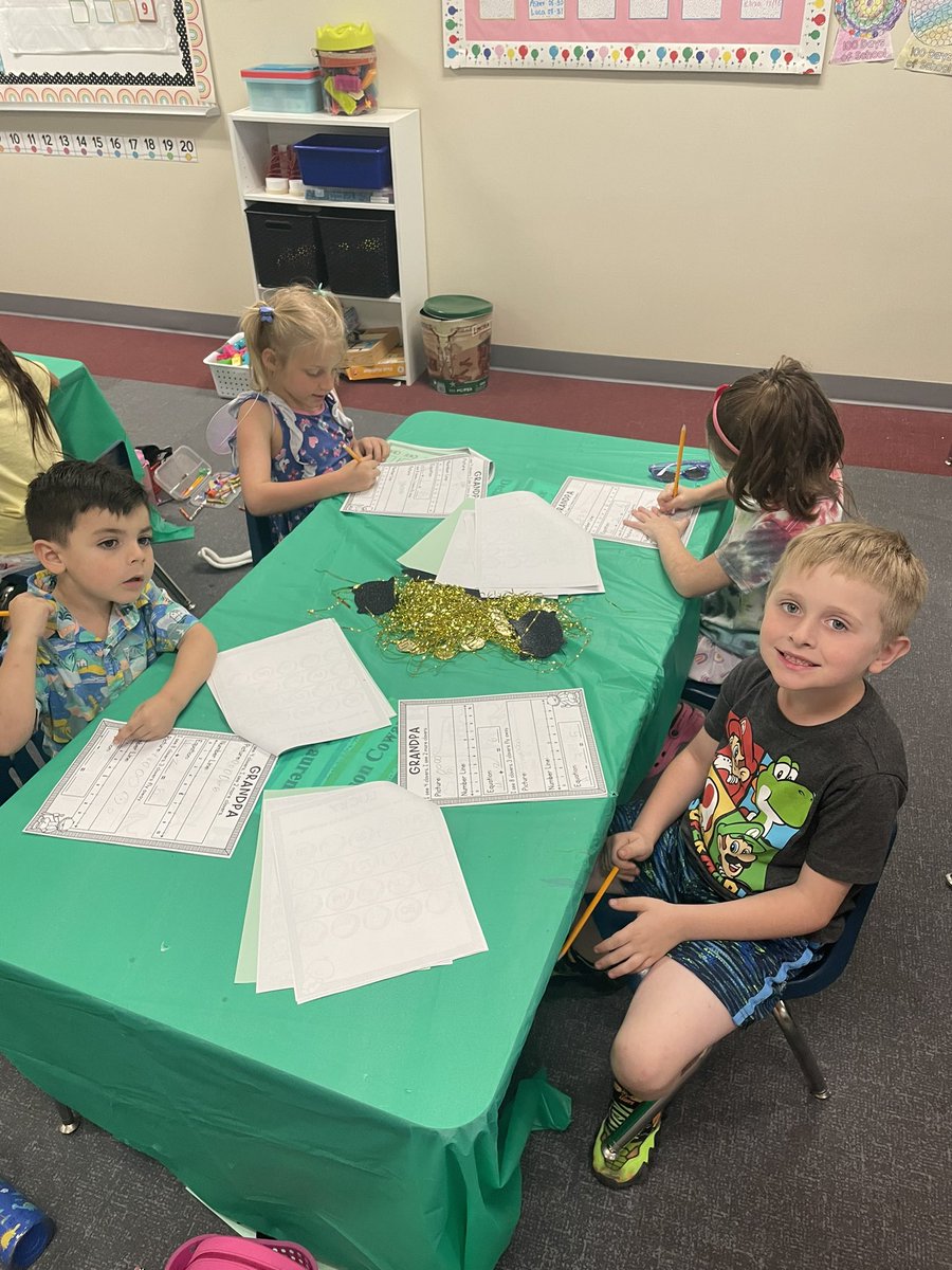 Leprechaun family reunion math review today! ☘️#ivyhawn <a href="/IvyHawnSuhr/">Ivy Hawn Principal</a> <a href="/PrycelessAP/">Alicia Pryce</a>