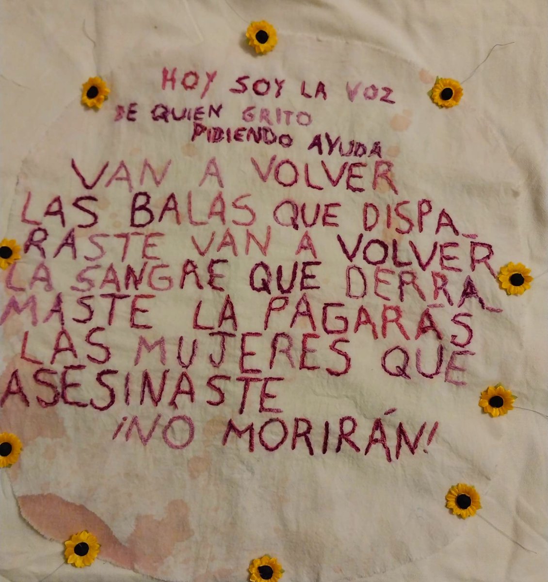 MemoriaVioleta's tweet photo. #8M #BORDAMOS Nuestros sueños y nuestras rabias.
#memoriavioleta #neza https://t.co/B5avwND78L