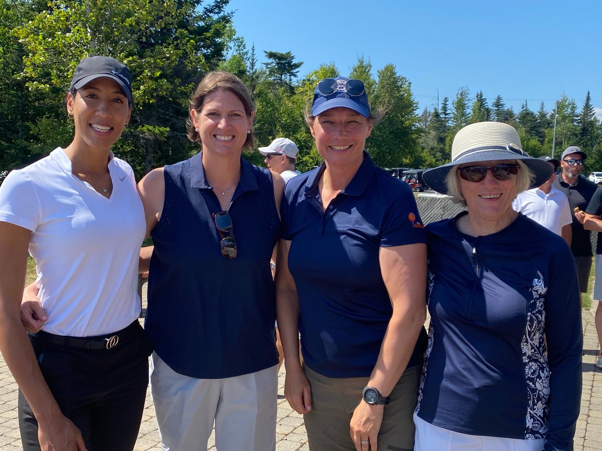 Here's to strong women. May we know them.
May we be them. May we raise them. May we play golf at The Archie with them!  Thanks for your support Miranda, Lisa, Dianne and Joyce <a href="/AyimWhoAyim/">Miranda Joy Ayim</a> @diannenorman22 <a href="/LisaThomaidis/">Lisa Thomaidis</a> <a href="/Doufie/">Joyce Slipp</a> #InternationalWomensDay #worldsoldestbasketballcourt