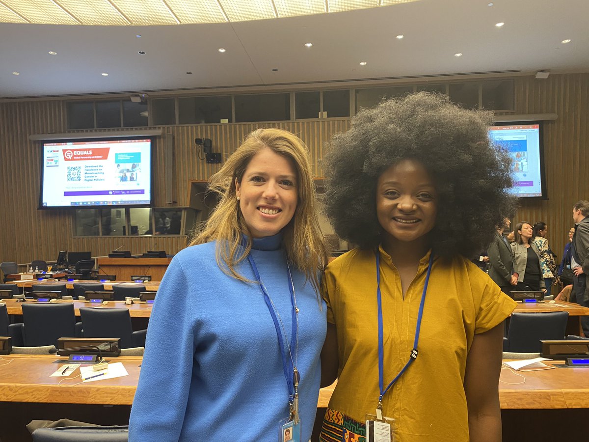 enamara's tweet photo. Happy International Women’s Day! I met these amazing ladies. 
@PippaMcDougall of @GSMA , @nadia_baye of @AWLNetwork , @Olasimbo of @Solar_Sister and my Ugandan sister @SMannette1 of @wto 

I love meeting and connecting with amazing women doing incredible work.

#IWD2023 #CSW67 https://t.co/C6qy37Gy3l