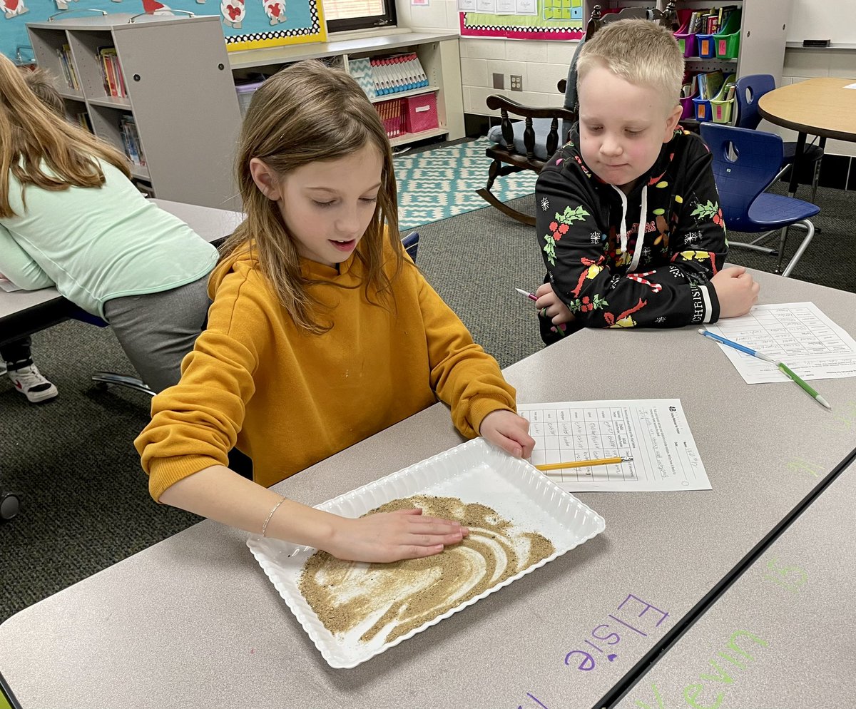 jenscalpone's tweet image. Hands on investigation of the force of friction in third grade. A little messy with lots of discussion and learning! #gogulllake #glcsryan #thirdgradescience