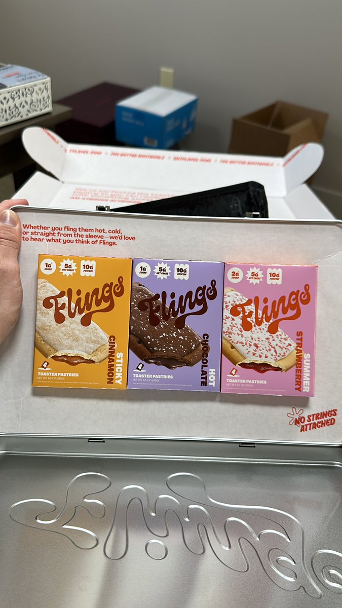 PSchwarzenegger's tweet photo. Excited to try these @eatflings https://t.co/ACHKsnWCFo
