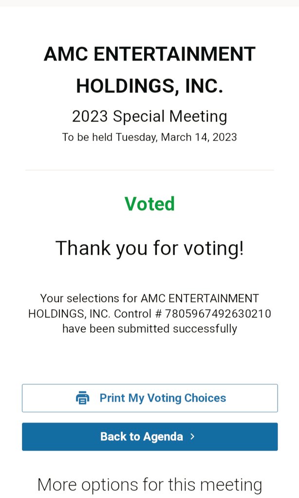 artiebacardii's tweet image. $AMC Apes. My votes are officially in. It&apos;s a BIG YES YES YES for me #AMCVotingYes #AMCAPES #AMCSqueeze #AMCApe #AMCNOTLEAVING #AMC100k #HODL #DiamondHands #AMCStock