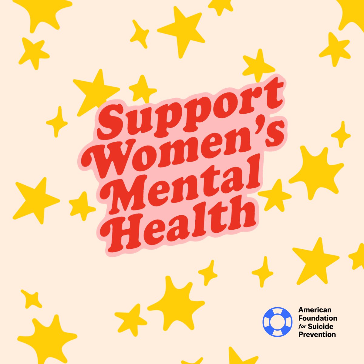 afspms's tweet image. Today is #InternationalWomensDay! You can support the women in your life by checking in with them and having a #RealConvo about mental health. 💖