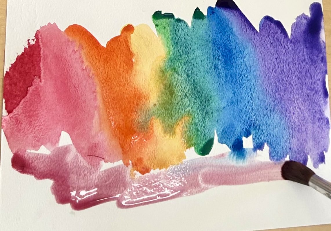 MrsZ_uccala's tweet image. Watercolor on canvas!         “Rainbow” Tori age 4
⁦@Hubbard_School⁩ ⁦@HeartFilledArt⁩ #processart