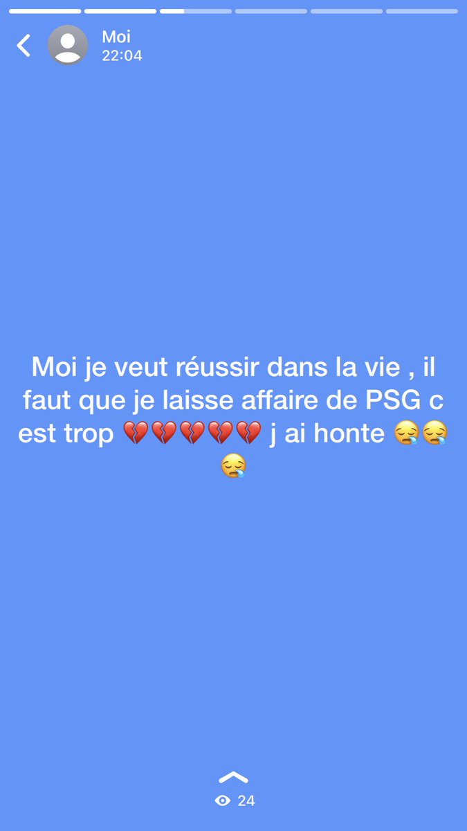 yacoubatoxic's tweet photo. Si tu veut réussir dans la vie , arrête de supporter #PSG je te jure 💔💔😭 https://t.co/xeDtq3tDb7