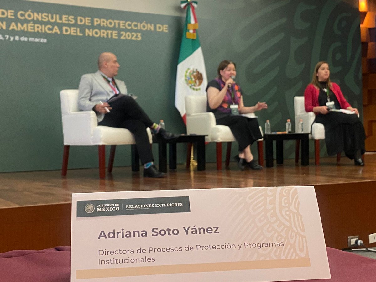 adrianasotoyan's tweet photo. Concluye la Reunión de Cónsules de #Protección de 🇲🇽 en #AméricaDelNorte. Gracias a los participantes y al gran equipo de la #DGPCPE en la #SRE https://t.co/AAlkuHlcPv