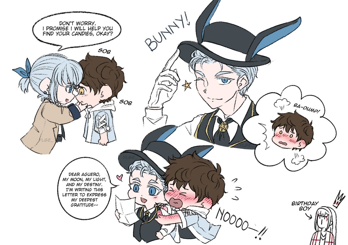 Happy super early White Day featuring bunny Khun and flustered Bam :D
#khunbam 