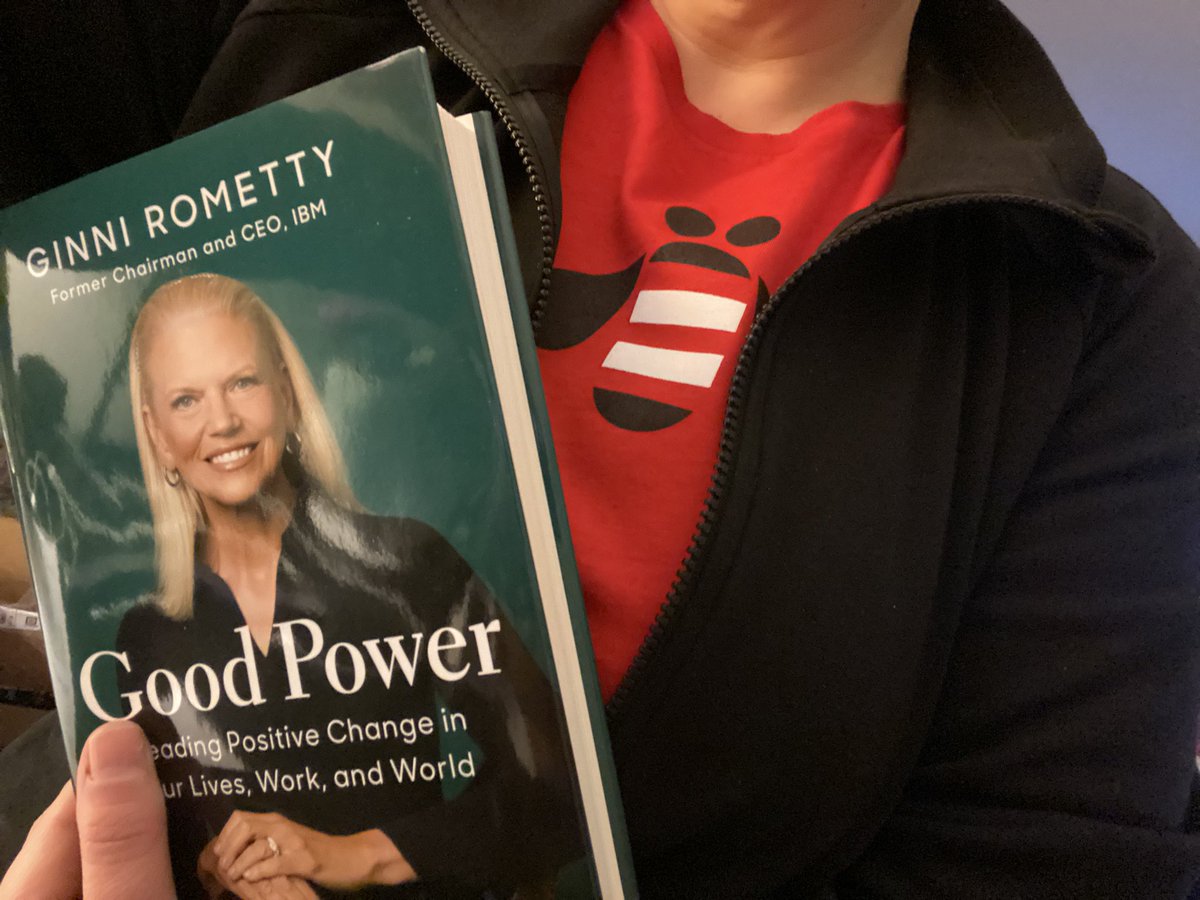 Nothing I would rather read more than this new book on #InternationalWomansDay2023 …. proud to have worked and learned from @GinniRometty 💜