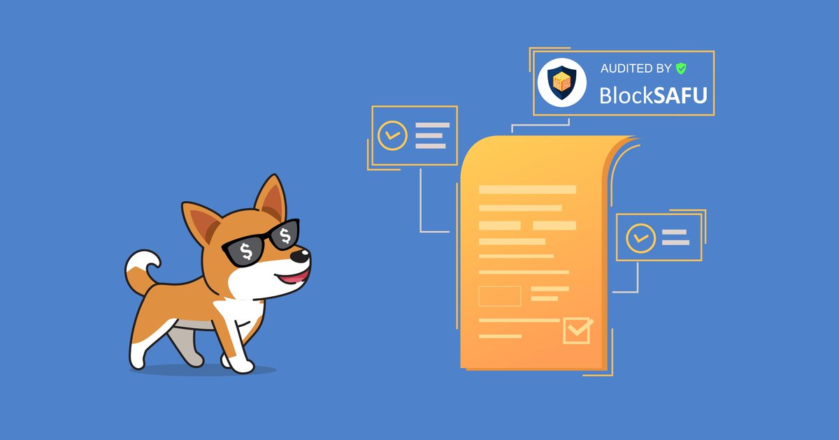 FairDogeGames's tweet photo. 🐶 #FairDoge is truly fair.

✅ Project successfully audited by @BlockSafu and ready for the next big steps!

📄 View the report on our site https://t.co/dvg5fcGEH7

Join our community today! https://t.co/X79IguaCMN