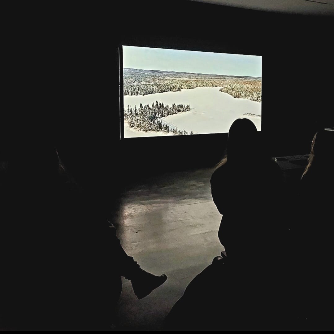 historysunny's tweet photo. How are colonial histories imprinted into the landscape through naming &amp; acts of remembrance? Who do we memorialise &amp; how?

@kingshistory students explored these Qs today at Sasha Huber's 'YOU NAME IT' exhibit @AutographABP. Powerful works. Well worth a visit

Free. Closes 25/03 https://t.co/A2I6KUqUpT