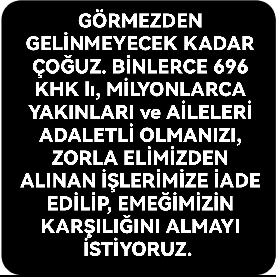 #zorunluemeklitorbayasaya#zorunluemeklitorbayasaya Çalışanlar için kaldırılan zorunlu emeklilik yetmez. 696khk ile zorla emekli edilen Asıl yanlışın yapıldığı mağdur emekçilerin suçu neydi? Torba Yasa ile İŞE İADE HAKKIMIZI geri istiyoruz. 🙏<a href="/RTErdogan/">Recep Tayyip Erdoğan</a> <a href="/vedatbilgn/">Vedat Bilgin</a> <a href="/akbasogluemin/">Av. M.Emin AKBAŞOĞLU 🇹🇷</a>