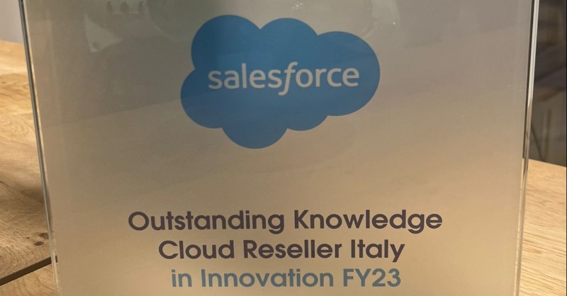 Noovle_SpA's tweet photo. Durante l’incontro organizzato da @SalesforceITA e dedicato ai partner, #Noovle, digital company di @TIM_Enterprise, è stata premiata come il partner italiano che ha ottenuto più certificazioni Indirect Sales 👉https://t.co/TOmK9VXB1V  

#Salesforce #TIMEnterprise #cloud