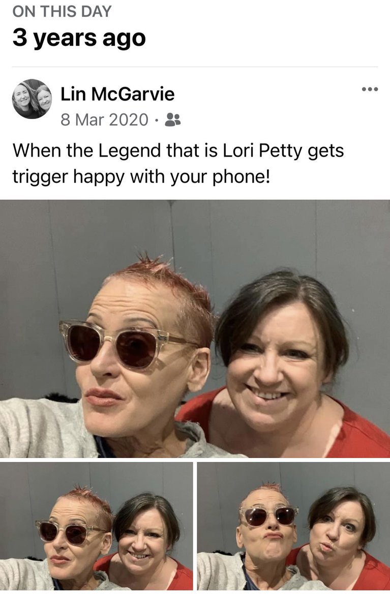 LinMac2203's tweet photo. Have to say one of THE best Comic Con memories I have @loripetty!! As if it’s 3 years!! ❤️❤️ https://t.co/woq1ESZwvc