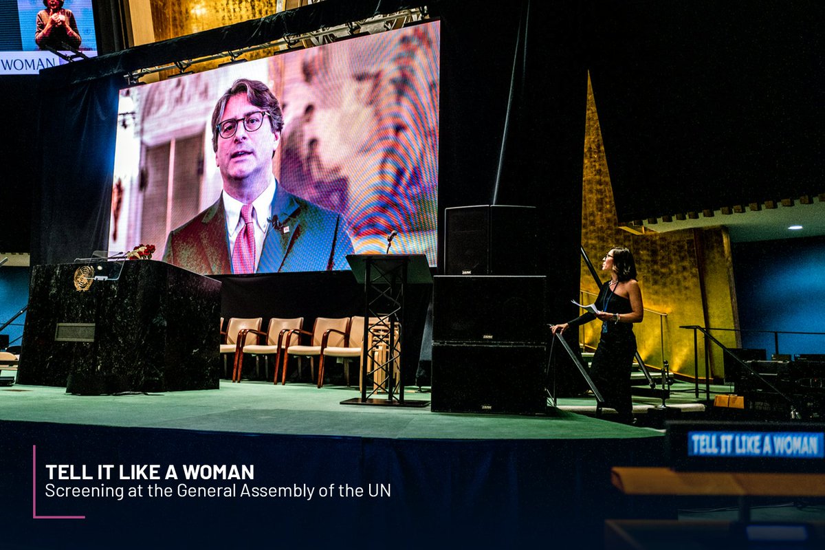 sipariomovies's tweet photo. The best moments from the screening of "Tell it like a Woman” at the United Nations General Assembly, held at the UN Headquarters in New York City on March 3rd.

Learn more out: https://t.co/sNYWJIRqD3

@SofiaCarson 
@Diane_Warren 
@WDITogether 
 @MonikaBacardi 
@IervolinoAndrea https://t.co/8vNnSB1kX8