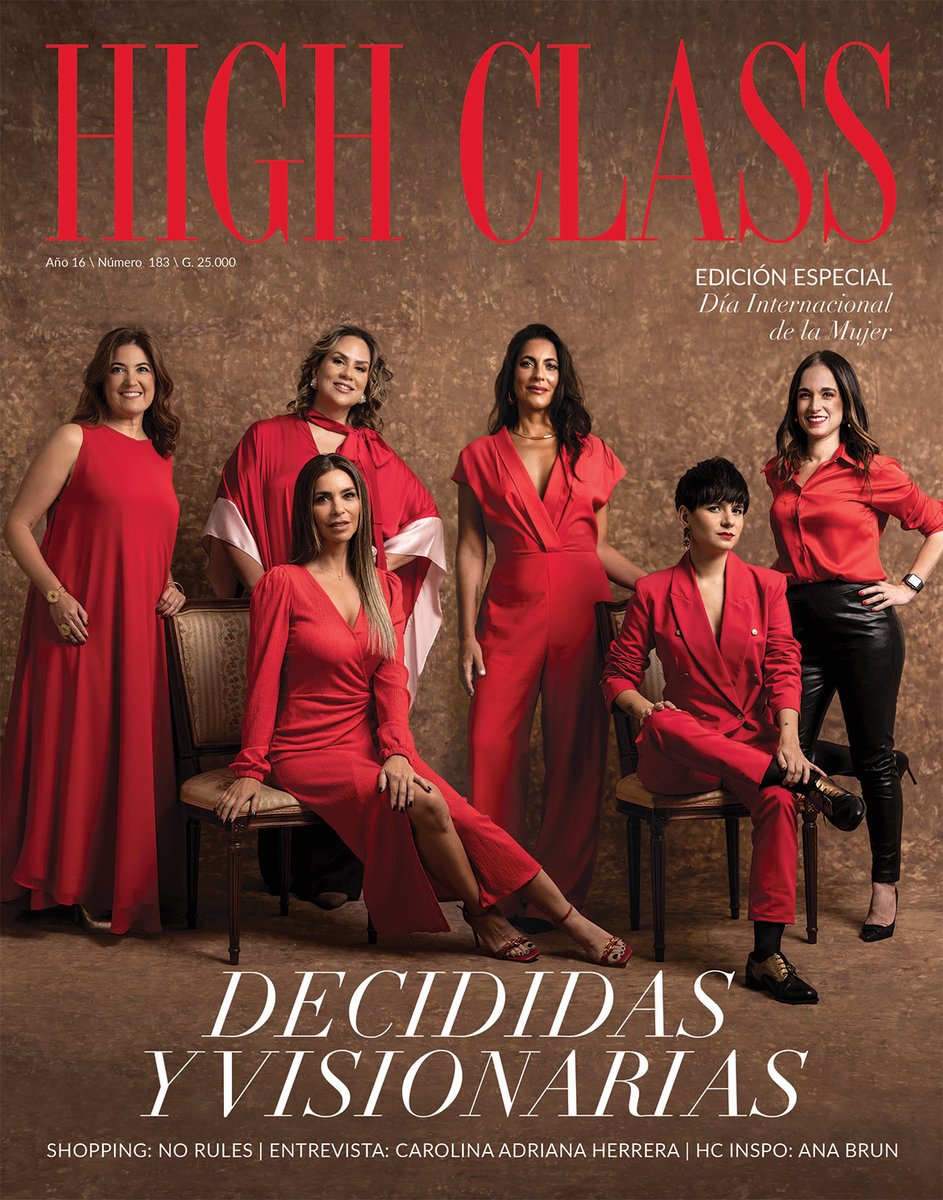 RevistaHC's tweet photo. En el corazón de nuestra edición #HighClassMarzo conmemoramos el Día Internacional de la Mujer con entrevistas a seis mujeres decididas y visionarias, quienes destacan en sus respectivos ámbitos y dejan su huella en el camino para inspirar a otras a conquistar sus sueños. https://t.co/3UkJyuIlUF