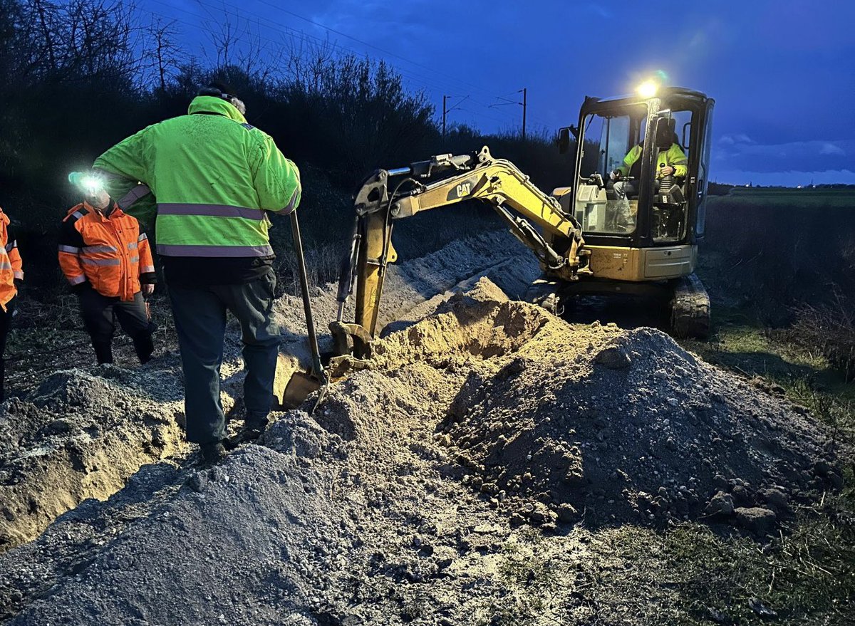 Nos équipes restent mobilisées pour rétablir le réseau 🚧