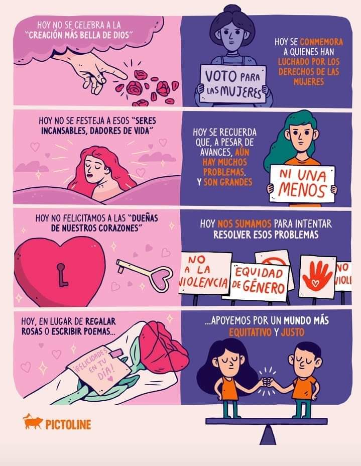 PazParce's tweet image. Llegó el #8Marzo y nunca más se irá.