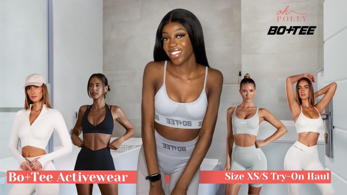 TrustInJess's tweet photo. New video out on my Channel! ❤️ Bo+Tee XS/S activewear Try-on Haul 2023 https://t.co/qcedFdufuB @YouTube @ohpolly #ohpolly #ohpollyhaul #trustinjess #tryonhaul #size6 #sizexs #boandteehaul #activewearhaul https://t.co/oNlFzu2Ce5