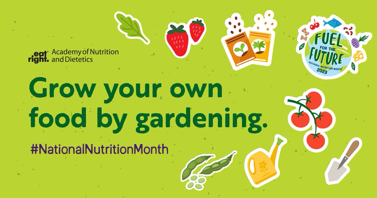 A6: One way to focus on sustainability (while eating healthfully!) with the whole family is to start a container or backyard garden. Check out a few tips on how to get started: sm.eatright.org/contnrgarden #NNMchat