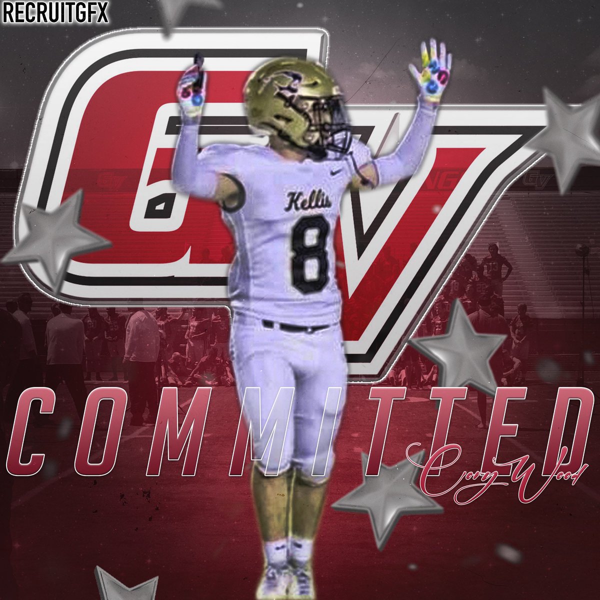 CoryWood2023's tweet photo. COMMITTED. @GVVikingFB @TMartin_Coach @CoachJoeWoodley @bkullos @KellisFootball @AZKicking @steverausch17 @HKA_Tanalski @CoachPerrone @CoachDStinson https://t.co/aQbqDgrHHL