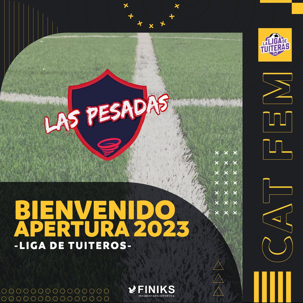 𝐂𝐨𝐧 𝐭𝐨𝐝𝐨 𝐞𝐥 𝐩𝐨𝐝𝐞𝐫𝐢́𝐨 🔥

<a href="/lapesadafem/">Las Pesadas</a> se suma oficialmente a la fiesta de los miércoles en la Liga de Tuiteros.

La familia de <a href="/lapesadalambare/">La Pesada</a> se agrandó y las chicas vienen con el desafío de llegar a lo más alto.

Pasen, les estábamos esperando 🫂
