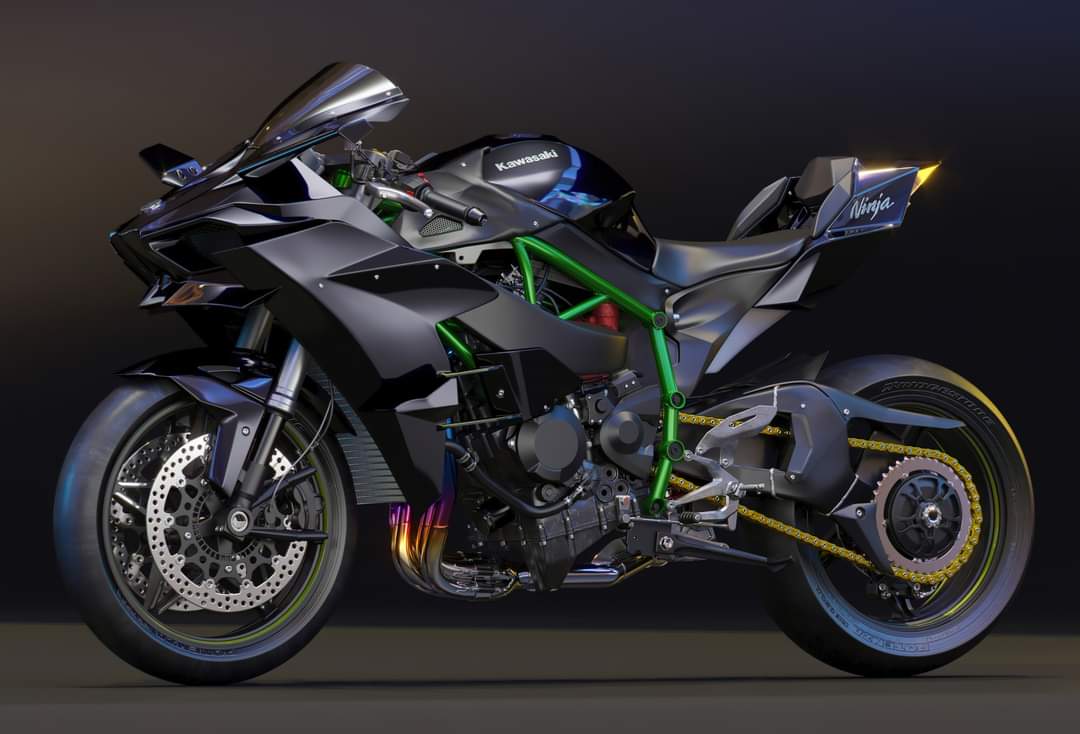 Kawasaki Speed Demon / 3Ds MAX / VRay / Photoshop