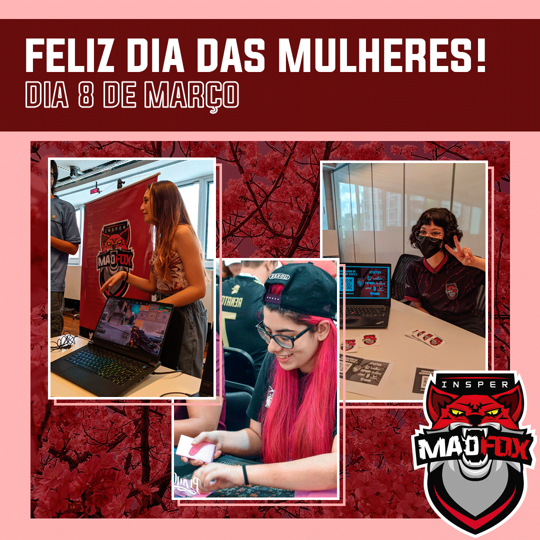 inspermadfox's tweet photo. Queremos desejar um feliz dia das mulheres para todas e principalmente para aquelas que jogam seja casualmente ou profissionalmente e estão no e-sport também! https://t.co/W4aDIBnl7E