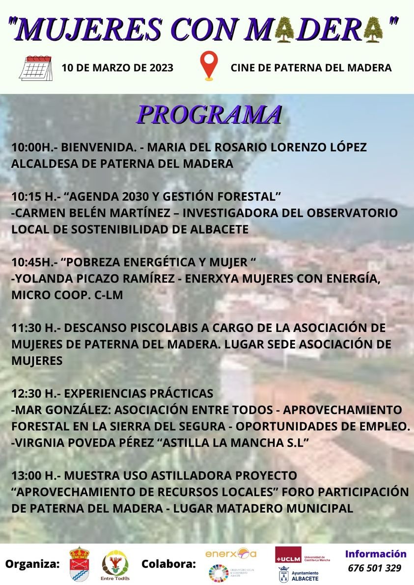 Este #8M lo vamos a estirar bien entre 
#mujeresconmadera y #MujeresConEnergía
Qué buen plan para terminar la semana!