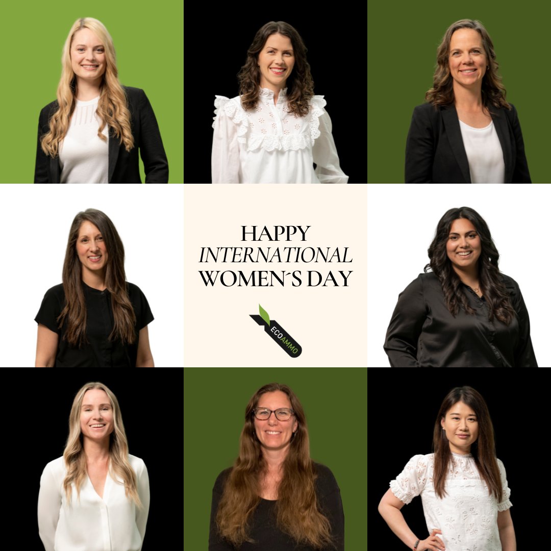 As a B Corp, we prioritize equity and inclusivity in its governance structure. On #IWD2023, we proudly honour the inspiring women at EcoAmmo. With a 100% #womenowned and 75% #womenoperated business, we strive to create a world free from harmful stereotypes and discrimination.