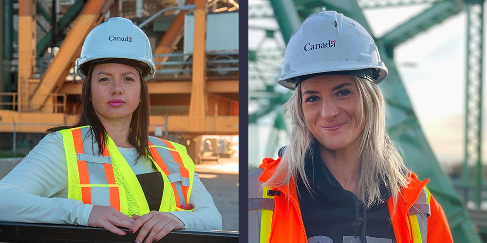 Two of our #GC lift bridges have new female operators. Find out how they trained for their jobs, what their work involves, what they love about it, and why they want to see more women in industrial fields: ow.ly/scHC50Nc87g

#PSPCStories #IWD2023