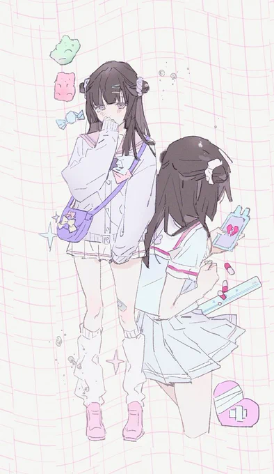 #魔法少女のおもちゃ箱屋久汨ちゃん憂鬱な14歳、強い魔力を持っているけど本人はもう戦いたくない寂しがり屋で男性苦手 