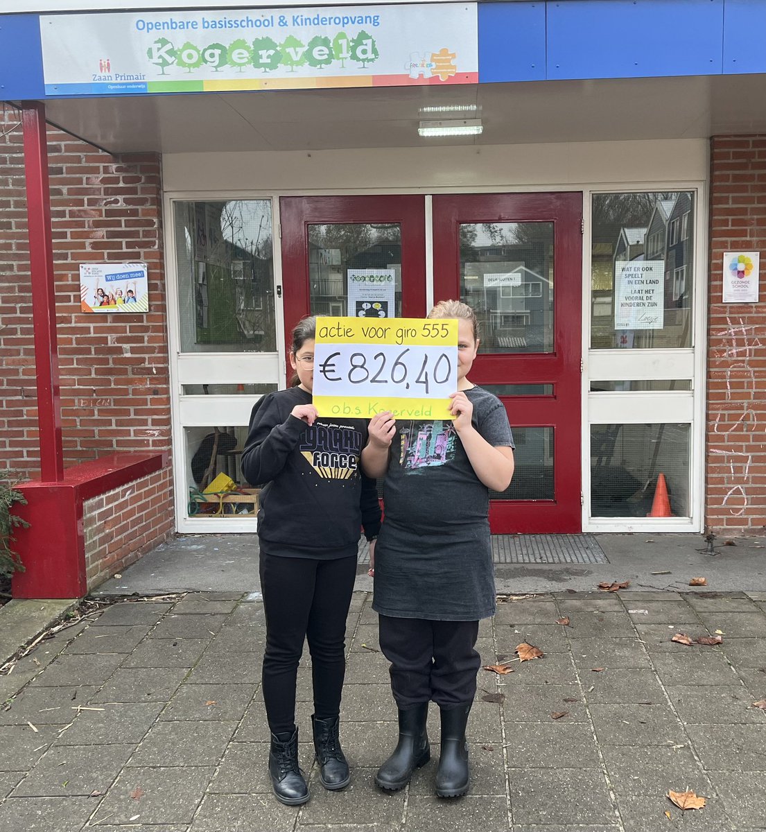 Wat een geweldige opbrengst!
Wij willen iedereen bedanken voor de bijdrage, deze actie is een groot succes!